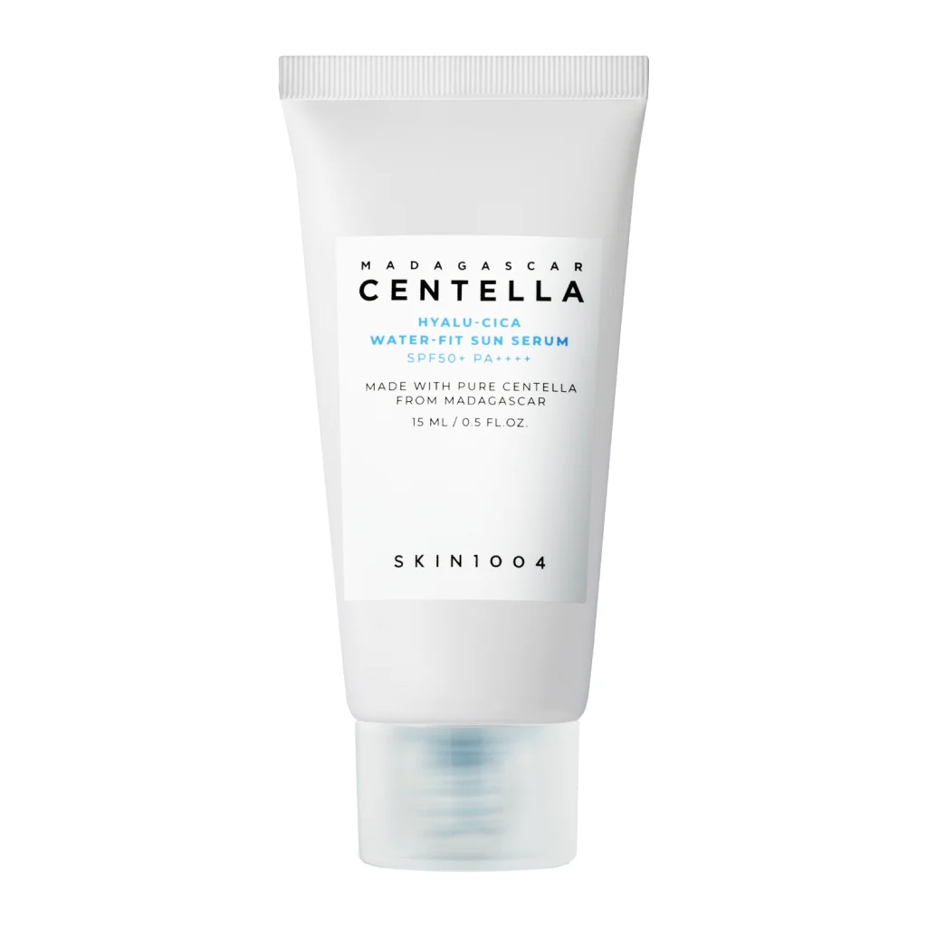 SKIN1004 - Madagascar Centella Hyalu-Cica Water-Fit Sun Serum SPF50+ PA++++ - Nawilżający Krem Przeciwsłoneczny