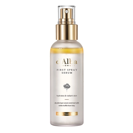 d'Alba - White Truffle First Spray Serum - Rozświetlająco-Nawilżajace Serum do Twarzy w Mgiełce