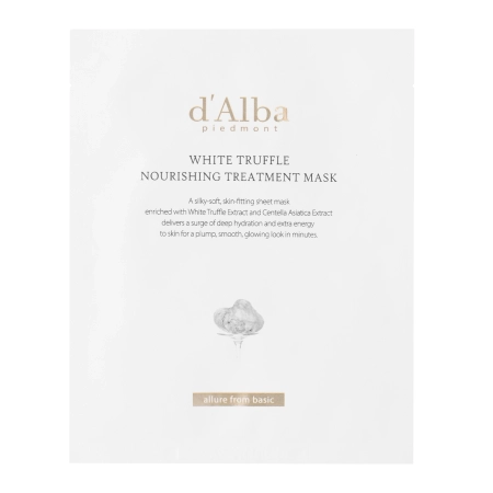 d'Alba - White Truffle Nourishing Treatment Mask - Odżywcza Maska do Twarzy w Płachcie