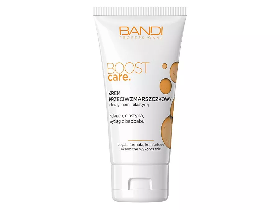 Bandi - Professional - Boost Care - Krem Przeciwzmarszczkowy z Kolagenem i Elastyną