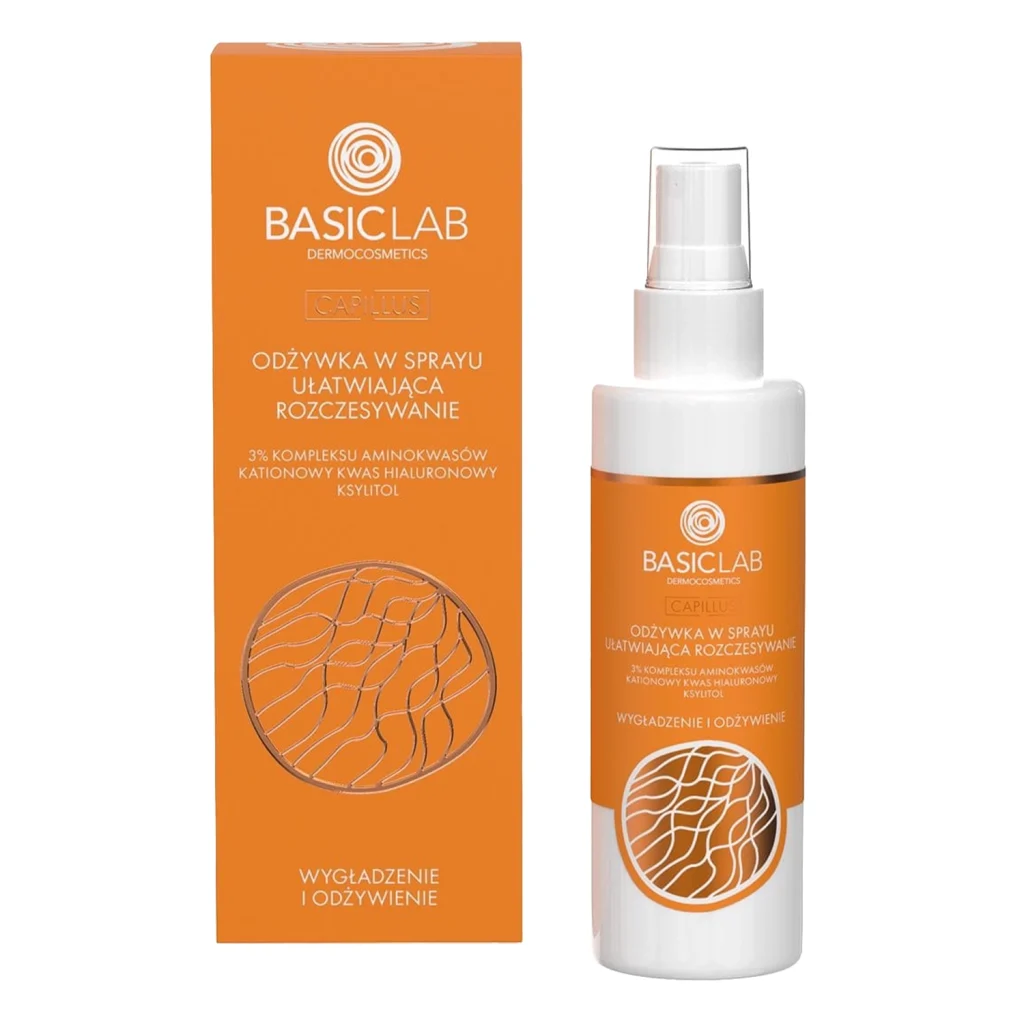 Odżywka bez spłukiwania - BasicLab - Capillus - Odżywka w Sprayu Ułatwiająca Rozczesywanie