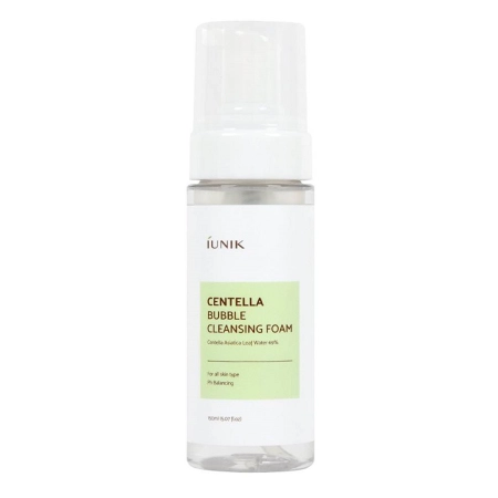 iUNIK - Centella Bubble Cleansing Foam - Pianka Myjąca z Wąkrotą Azjatycką 