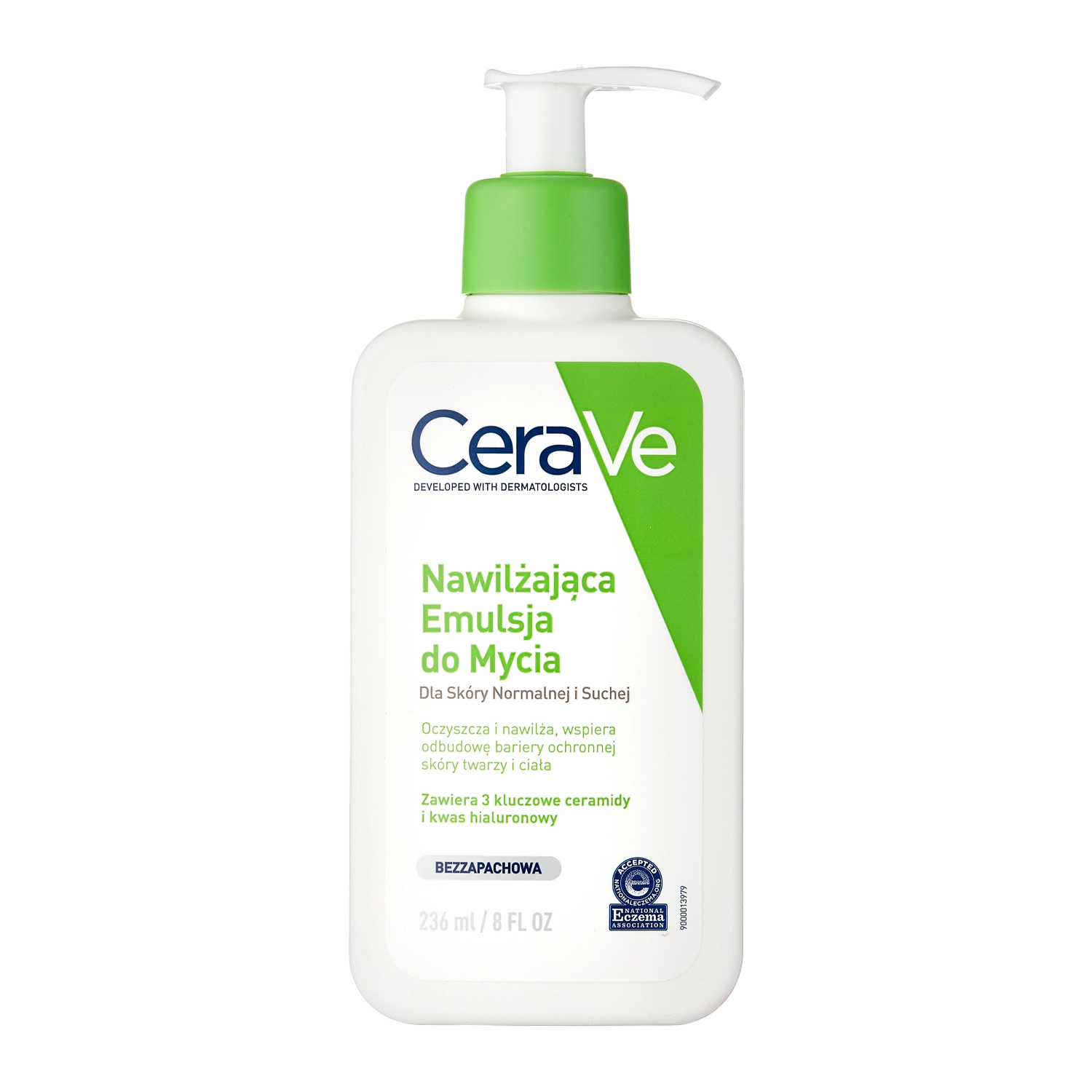 CeraVe nawilżająca emulsja do mycia - dobry żel do mycia twarzy dla mężczyzn