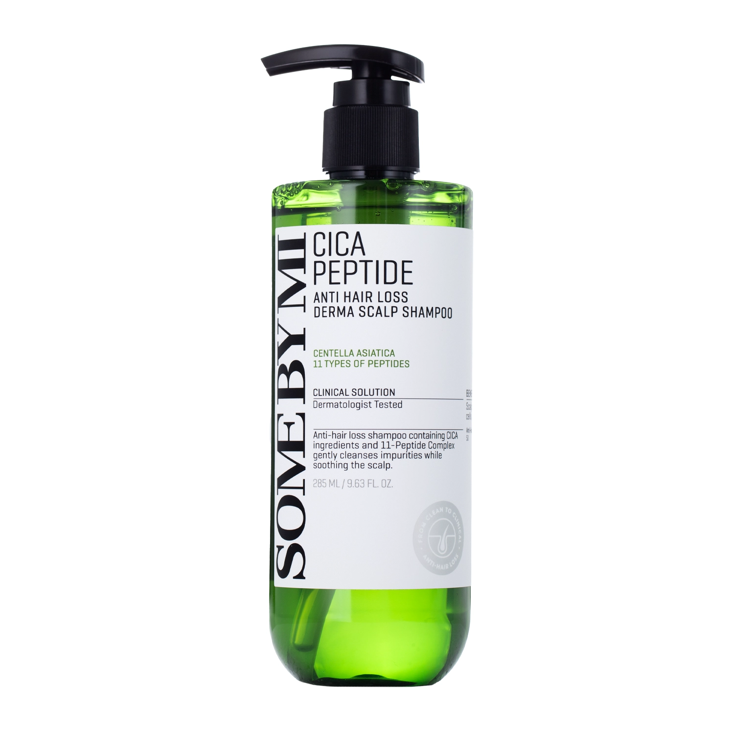 Koreański szampon do włosów - Some By Mi - Cica Peptide Anti Hair Loss Derma Scalp Shampoo