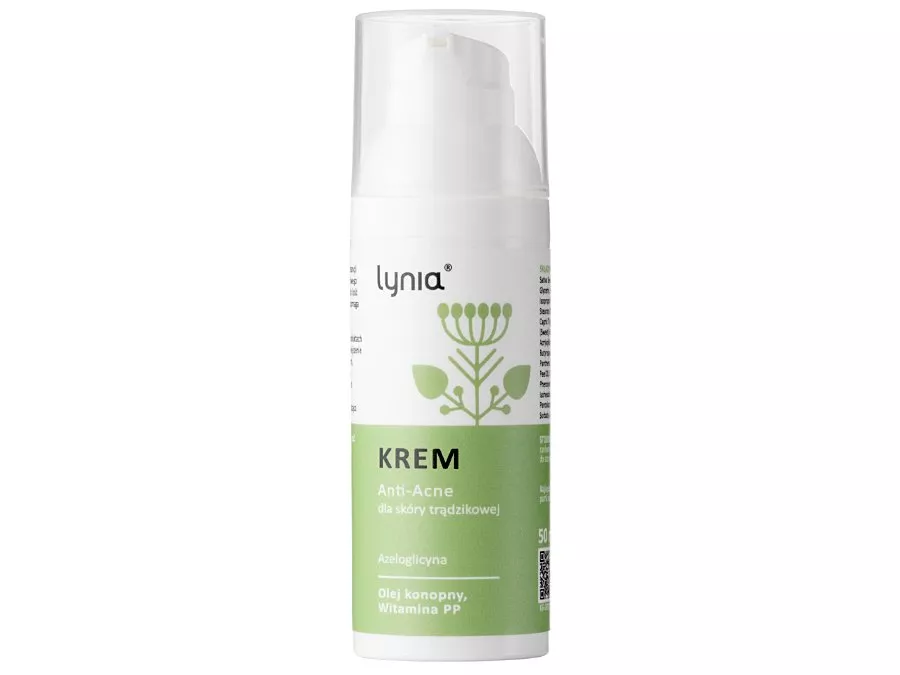 Lynia - Anti-Acne - Krém s azeloglycinem a konopným olejem