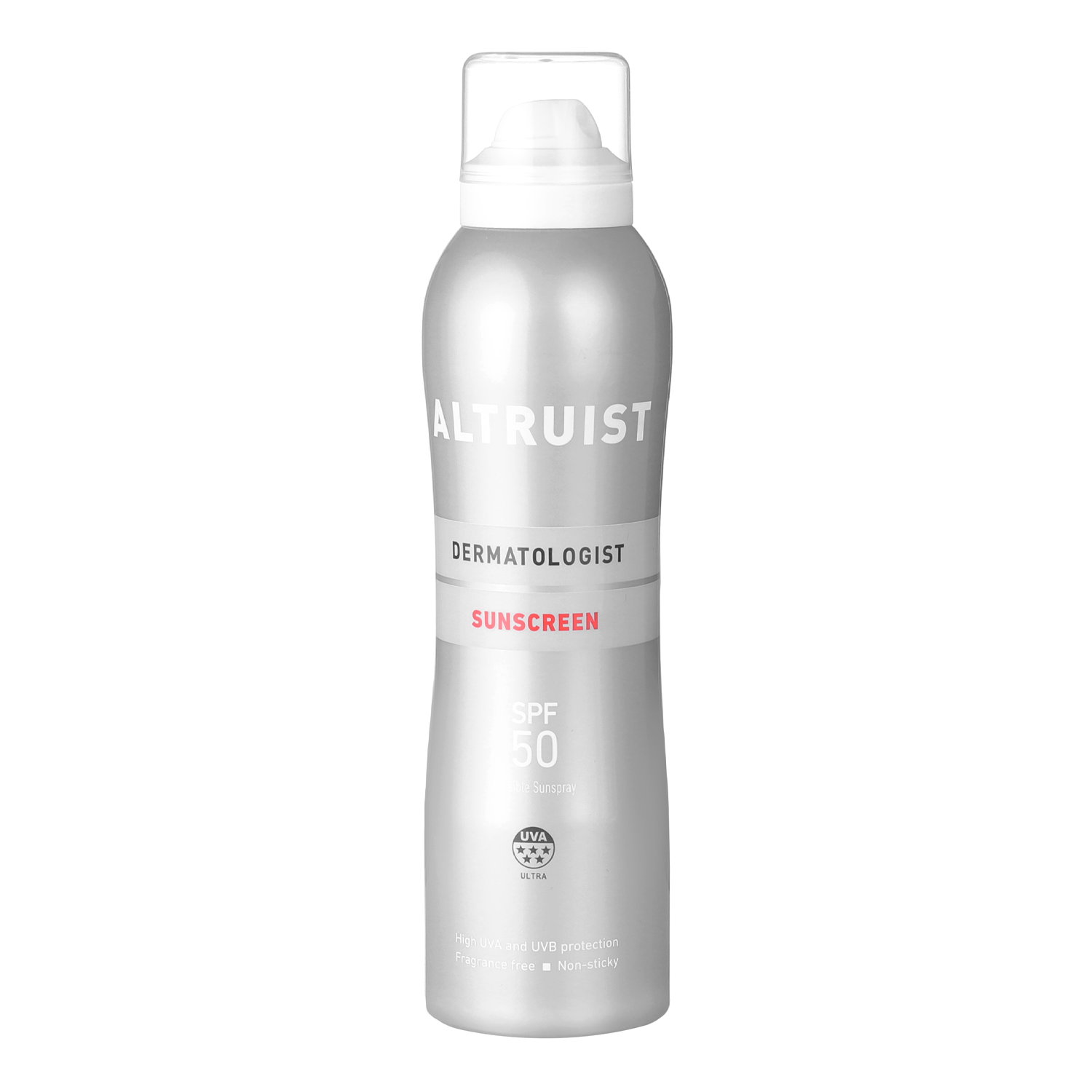 Altruist - Invisible Sunspray SPF50 - Voděodolný ochranný sprej - 200 ml