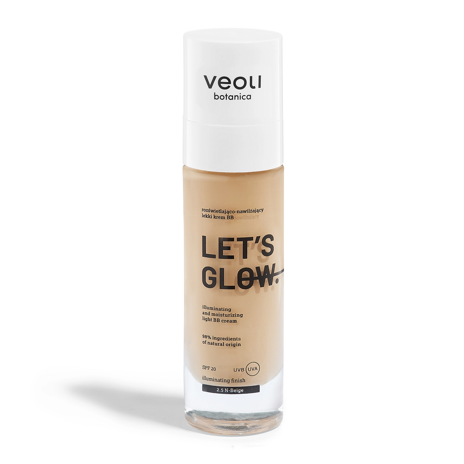 Veoli Botanica - Let's Glow - Light BB Cream - Rozjasňující a hydratační lehký BB krém