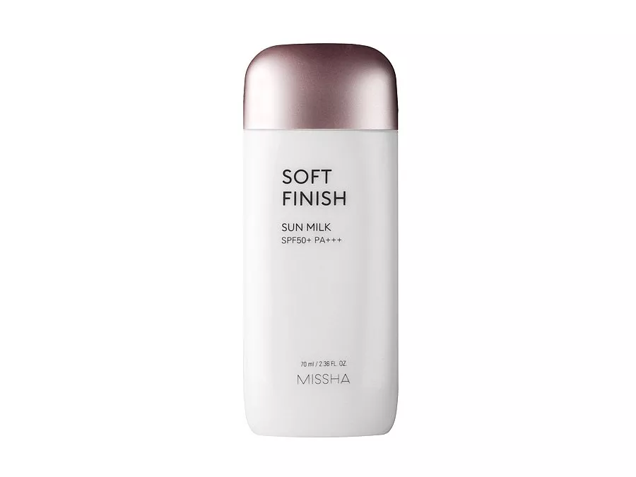 Missha - All-Around Safe Block Soft Finish Sun Milk SPF50+ PA+++ - Soft Finish krém s ochranným filtrem