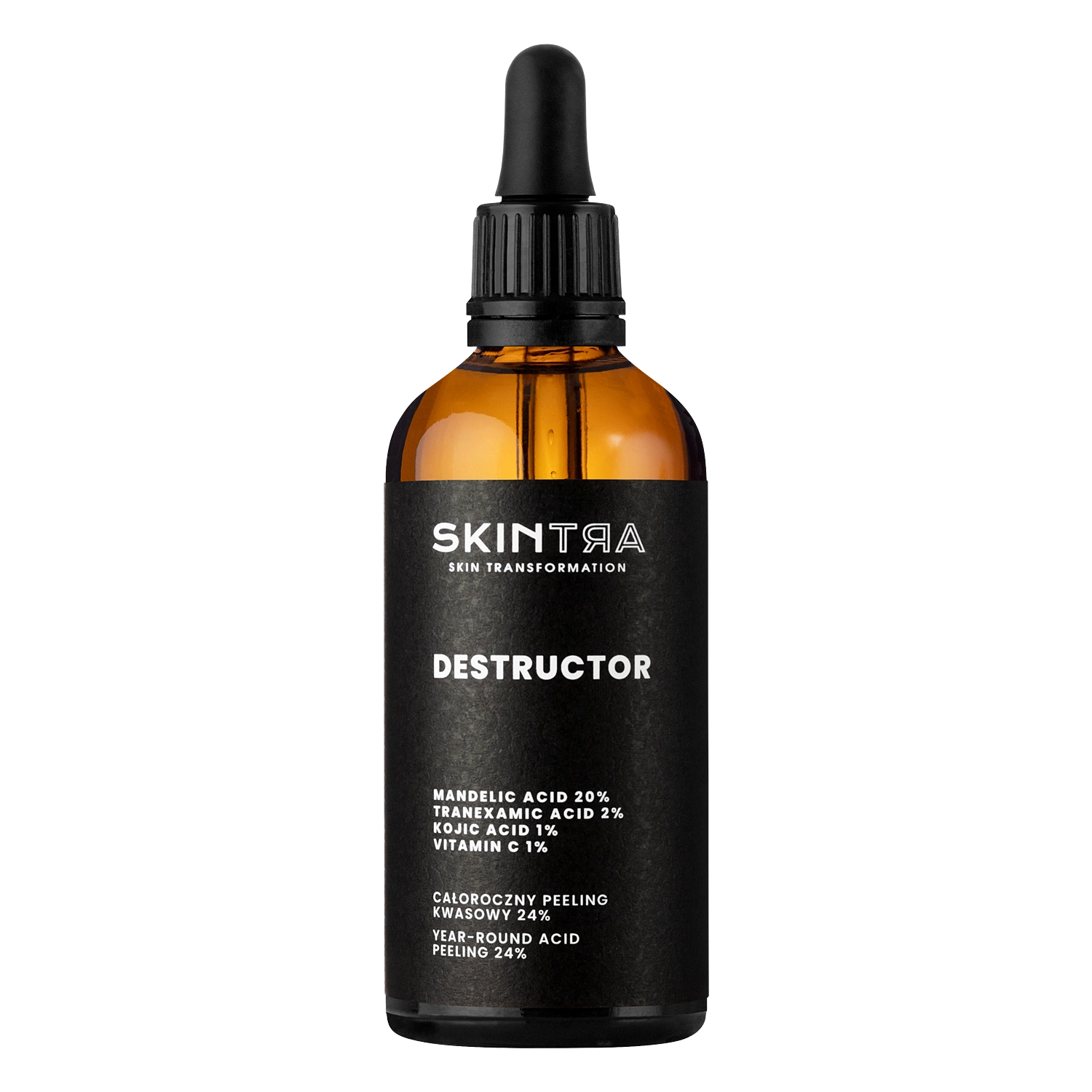 SkinTra - Destructor - Kyselinový peeling 24% pre celoročné použitie