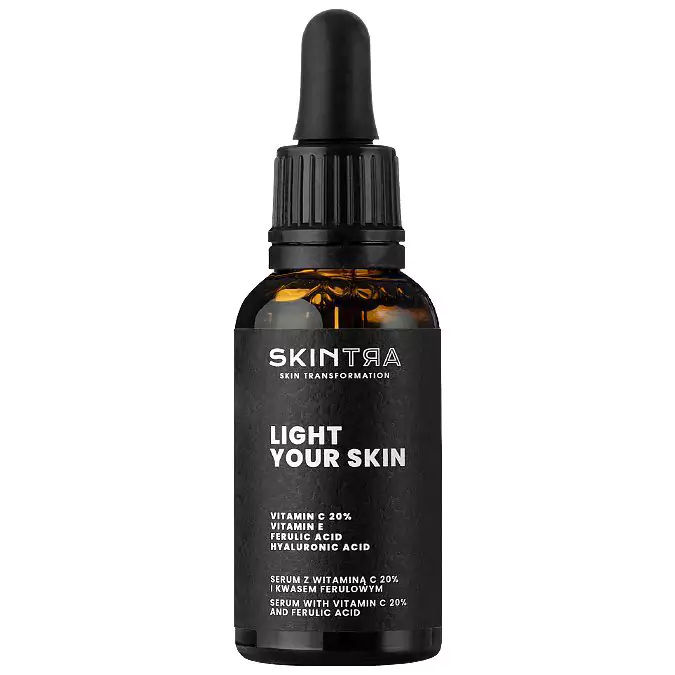 SkinTra - Light Your Skin - Szérum 20% C-vitaminnal és Ferulinsavval