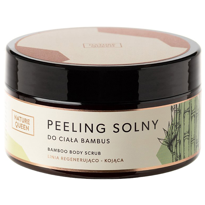 Nature Queen - Solný tělový peeling - Bambus