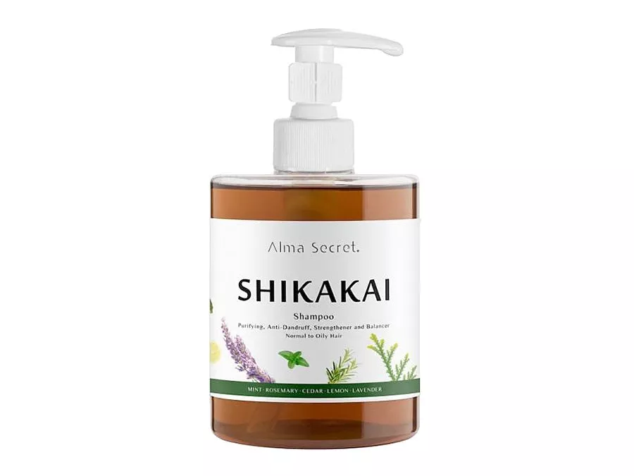 Šampon proti mastným lupům – Alma Secret