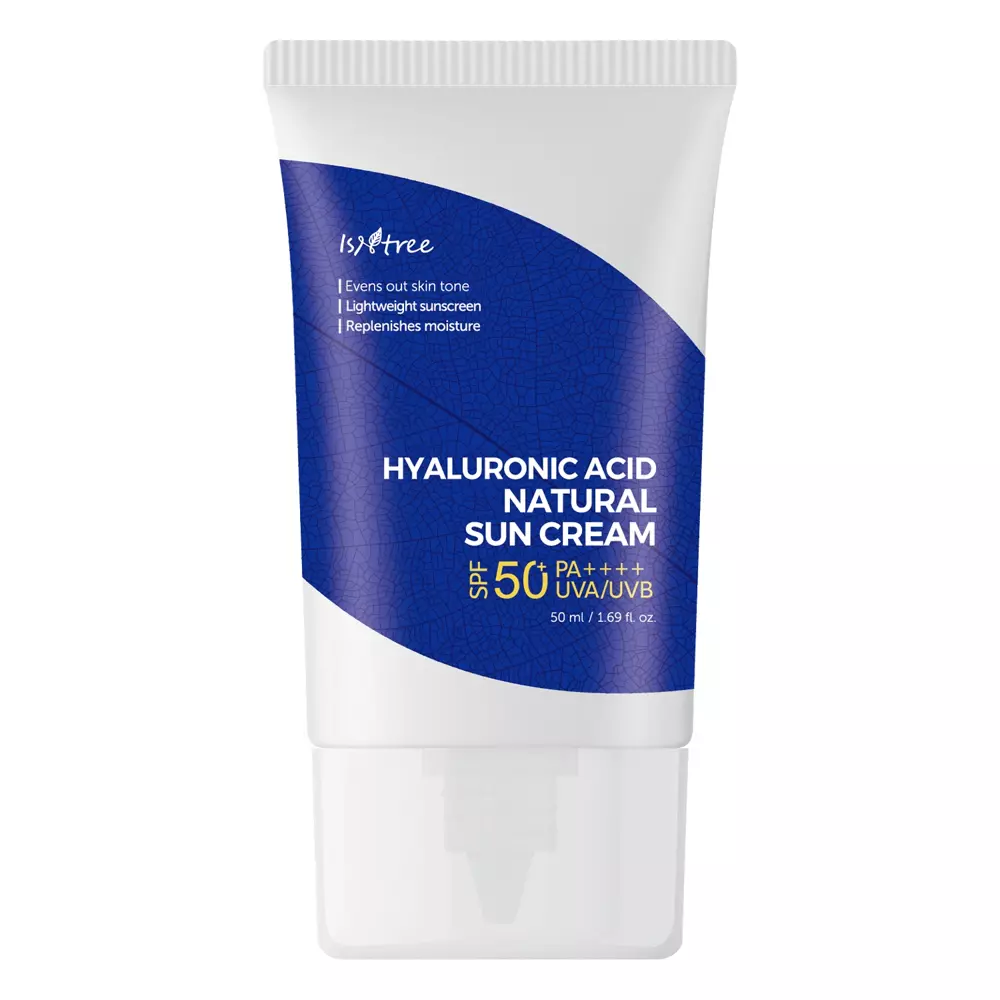 Isntree - Hyaluronic Acid Natural Sun Cream SPF50+/PA++++ - Krém s minerálnym UV filtrom 