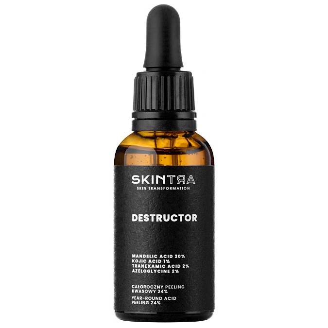 SkinTra - Destructor - Kyselinový peeling 24 % pro celoroční použití