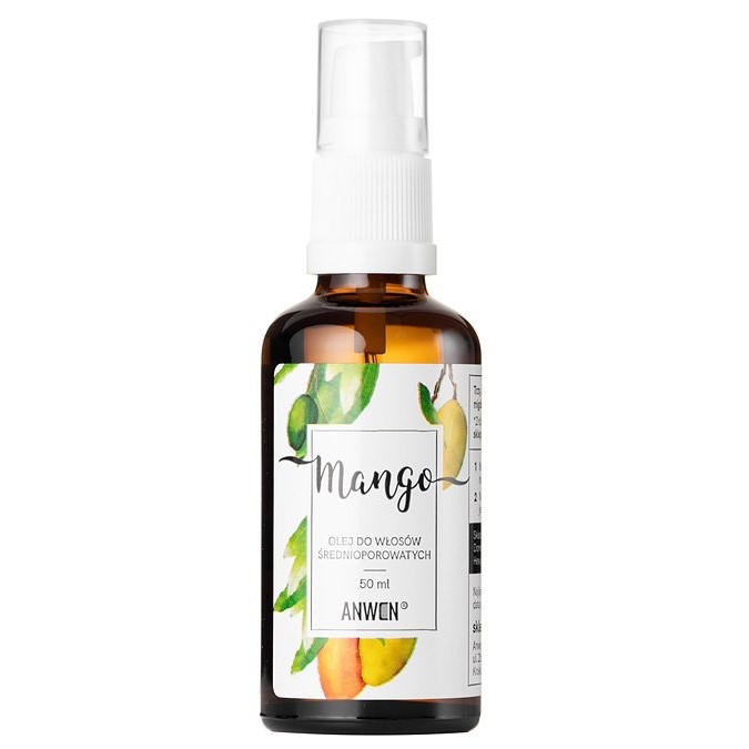 Anwen - Olej na vlasy se střední pórovitostí - mango