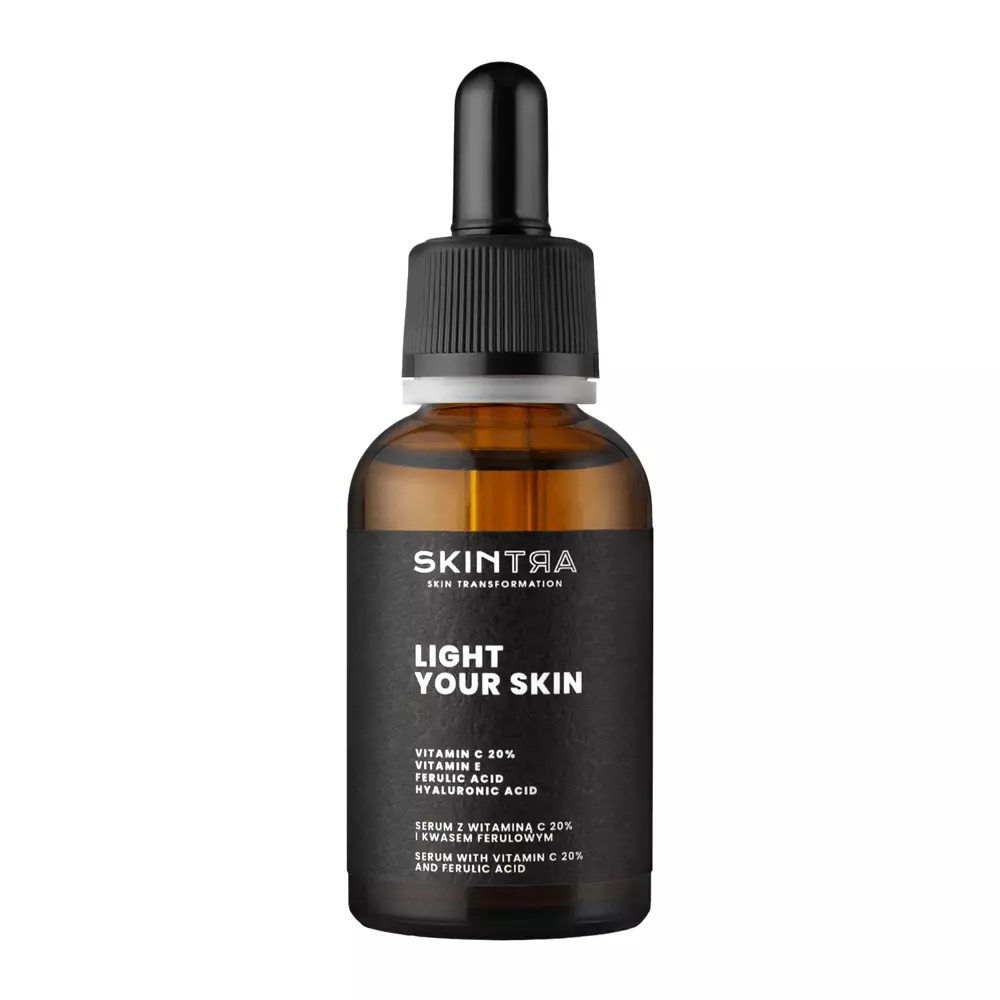 SkinTra - Light Your Skin - Serum z Witaminą C 20% i Kwasem Ferulowym