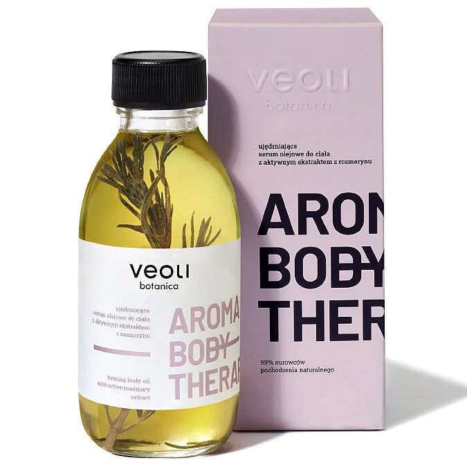 Veoli Botanica - Aroma Body Therapy - Zpevňující tělový olej s aktivním extraktem z rozmarýnu