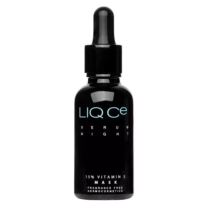 Liqpharm - LIQ Ce Serum Night 15% Vitamin E Mask - Dwufazowe Serum Regenerująco-Odżywcze na Noc