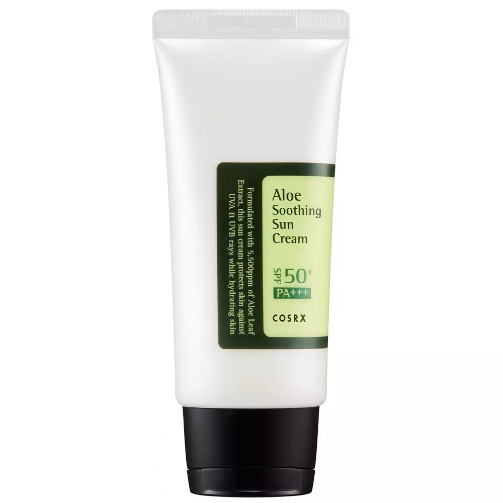 Cosrx Aloe Soothing Sun Cream - Зволожувальний крем із сонцезахисним фільтром SPF 50+/PA+++