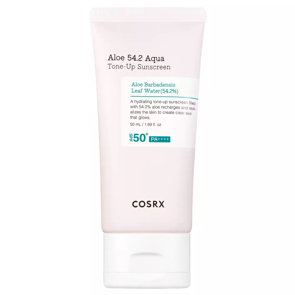 Cosrx - Aloe 54.2 Aqua Tone-Up Sunscreen SPF50+/PA++++ - Hydratačný SPF krém 