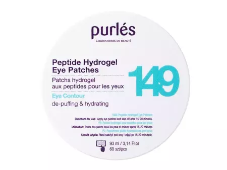 Purles - 149 - Peptide Hydrogel Eye Patches - Hydrożelowe Płatki Pod Oczy