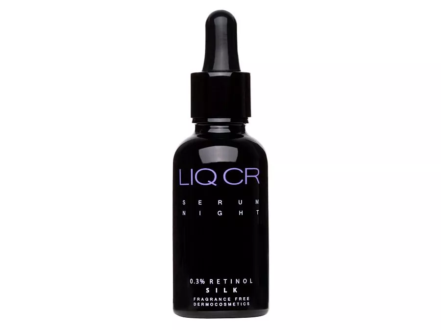 Liqpharm - LIQ CR Serum Night 0,3% Retinol Silk - Noční sérum s 0,3% retinolem