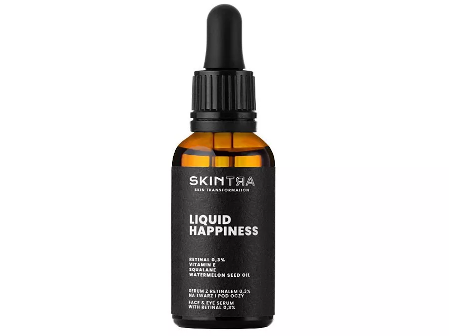 SkinTra - Liquid Happiness - Serum z Retinalem 0,3% na Twarz i pod Oczy
