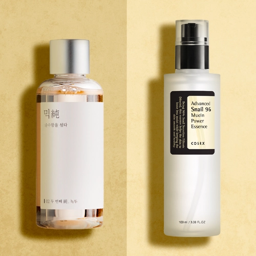 COSRX - Advanced Snail 96 Mucin Power Essence i Mixsoon - Bean Essence - Serum z Fermentem z Soi - postaw na esencje do twarzy!