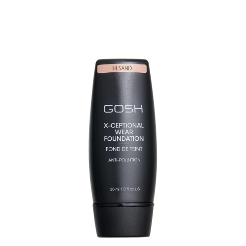 GOSH - X-Ceptional Wear Foundation - Długotrwały Podkład - 14 Sand - 30ml