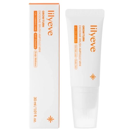 lilyeve - Grow:Turn Exosome Brush Ampoule - Wzmacniająca Ampułka do Włosów i Skóry Głowy - Mini - 30ml