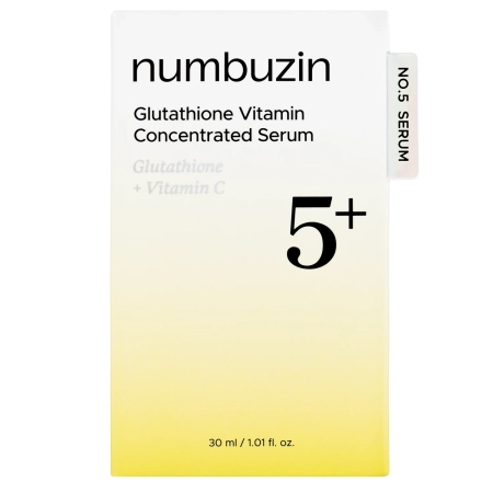 Numbuzin - No.5 Vitamin Concentrated Serum - Rozjaśniające Serum Witaminowe - 30ml