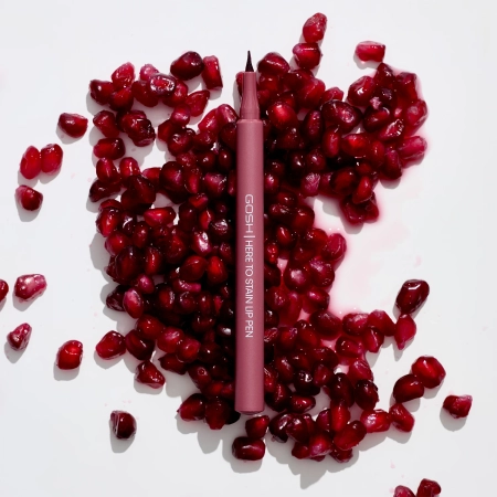GOSH - Here To Stain Lip Pen - Długotrwała Konturówka do Ust w Pisaku - 008 Ruby Stain - 1ml 