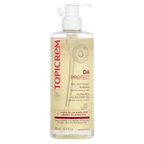 Topicrem - DA Protect Ultra-Rich Cleansing Gel - Żel Oczyszczający - 500ml