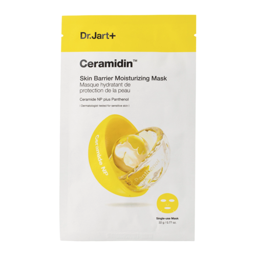 Dr.Jart+ - Ceramidin Skin Barrier Moisturizing Mask - Maseczka Nawilżająca w Płachcie do Twarzy - 22g