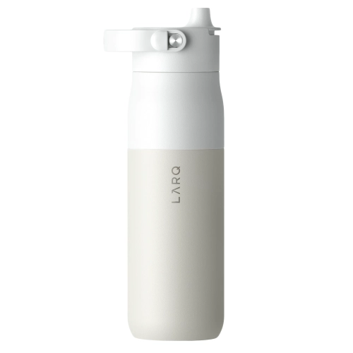 LARQ - Bottle PureVis 2 - Inteligentna, Samoczyszcząca Butelka Filtrująca, Światło UV-C - Granite White - 680ml