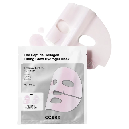 COSRX - Peptide Collagen Glow Hydrogel Mask - Hydrożelowa Maska z Peptydami i Kolagenem - 34g