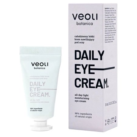 Veoli Botanica - Daily Eye Cream - Całodzienny Lekki Krem pod Oczy - 15ml