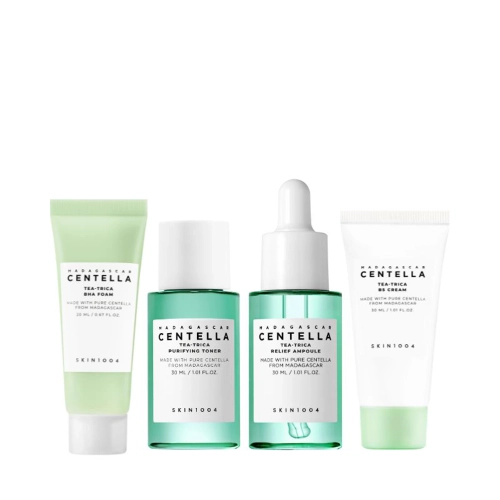 SKIN1004 - Madagascar Centella Tea-Trica Travel Kit - Zestaw Podróżny Kosmetyków