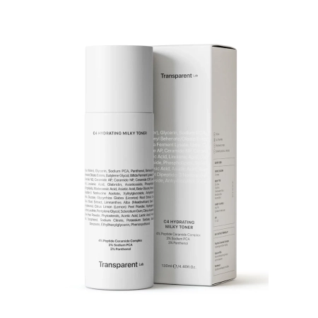 Transparent Lab - C4 Hydrating Milky Toner - Tonik Wzmacniający Barierę Hydrolipidową - 130ml