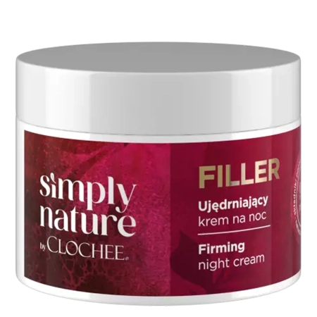 Clochee - Simply Nature Filler - Ujędrniający Krem na Noc - 50ml