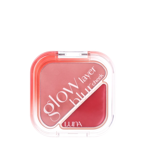 LUNA - Glow Layer Blur Cheek - Duo Róży do Policzków - 05 Sleepy Pink - 8,5g