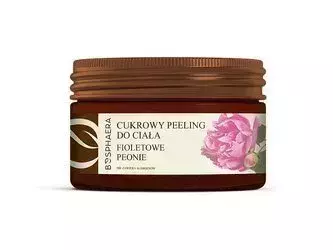 Bosphaera - Cukrowy Peeling do Ciała Fioletowe Peonie, Poprawiający Krążenie Skóry - 200g