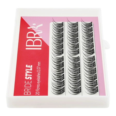 Ibra Makeup - Kępki rzęs Bride Style - 8 mm