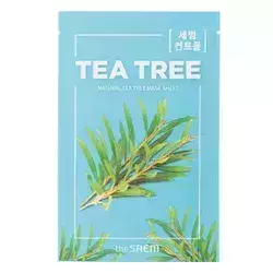 The SAEM - Natural Tea Tree Mask Sheet - Maska w Płacie z Ekstraktem z Drzewa Herbacianego - 21 ml