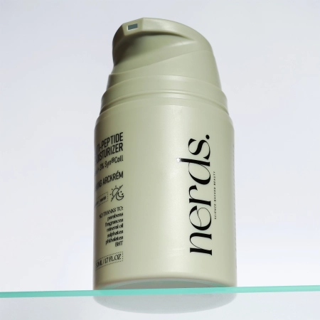 Nerds. - Multi-Peptide Smart-Aging Moisturizer - 2% Argireline Amplified + 3% Syn Coll - Peptydowy Krem Przeciwstarzeniowy - 50ml 