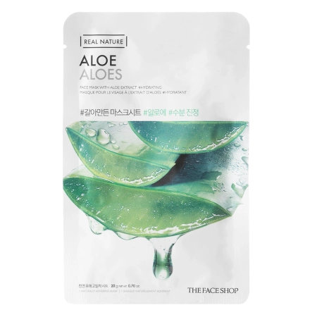 The Face Shop - Natural Mask - Aloe Vera - Maska w Płachcie z Aloesem - 20g