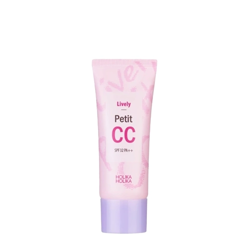 Holika Holika - Lively Petit CC - Lekki Tonujący Krem CC w Odcieniu Różowego Beżu - 30ml