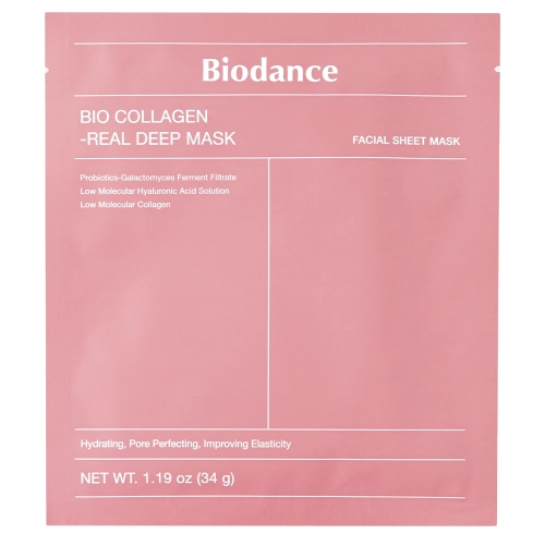 Biodance - Bio-Collagen Real Deep Mask - Ujędrniająca Maska Kolagenowa do Twarzy - 1szt/34g
