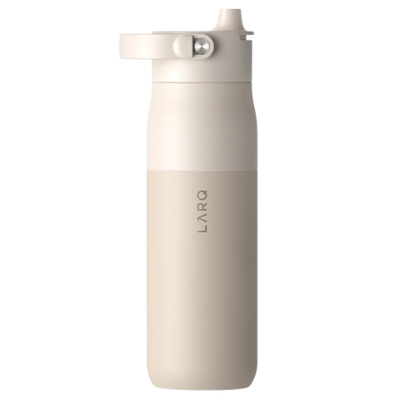 LARQ - Bottle PureVis 2 - Inteligentna, Samoczyszcząca Butelka Filtrująca, Światło UV-C - Mojave Dune - 680ml