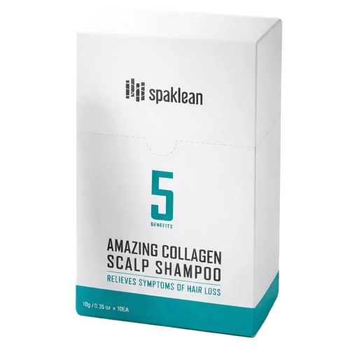 Spaklean - Amazing Collagen Scalp Shampoo - Szampon do Włosów z Kolagenem - 10x10ml